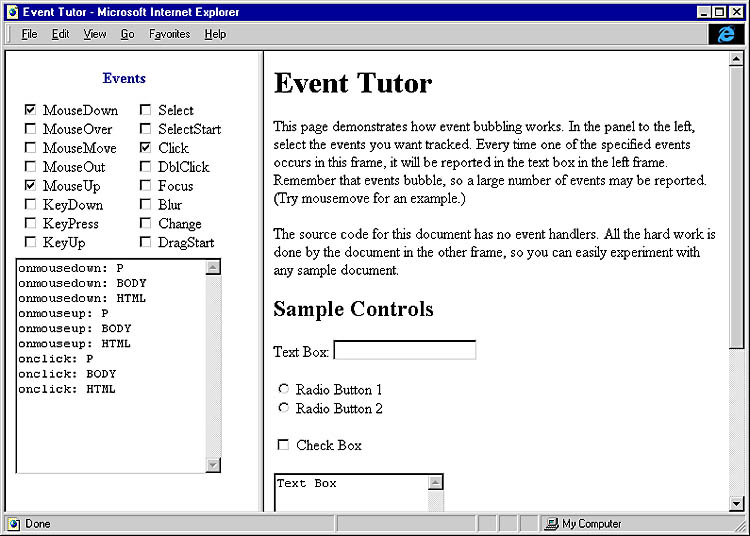 Event Examples